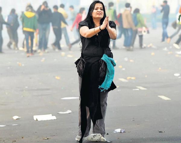 Delhi protester 
