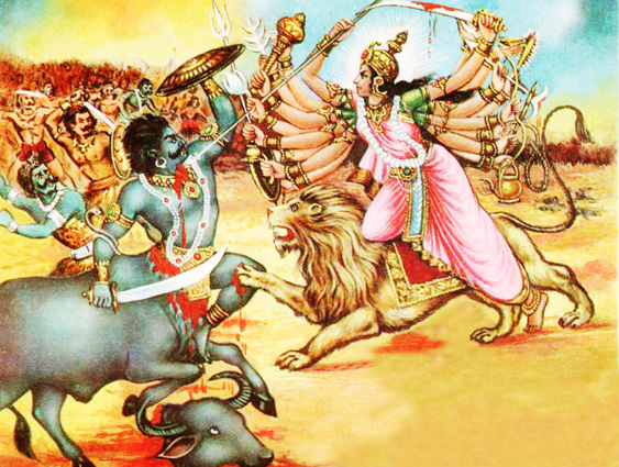 Battle of the Ego: Goddess Durga and Mahishasura | Hindu Human Rights  Worldwide