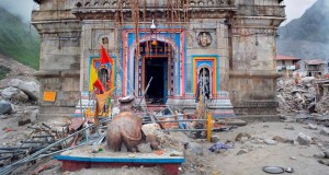 Kedarnath temple survives devastation but nothing else