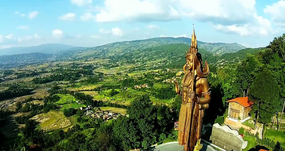 Video : Kailashnath Mahadev (Largest Shiva Statue) From the Air