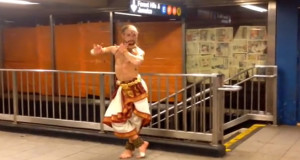 Video :  ‘White’ Bharatha Natyam Performer Attacked for Dancing at NYC Subway Station and his Excellent Reply