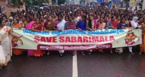 Over 100 thousand Hindu women protest against Hinduphobe Supremacist Court verdict on Sabrimala