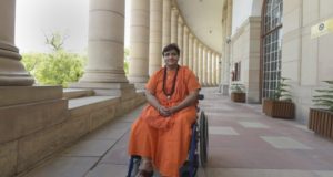 Video : Sadhvi Pragya Singh heckled in parliament while taking oath in Sanskrit