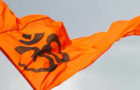 Video : After a few Hindus arrested for flying Saffron Flag ,Whole town Flies Saffron Flag