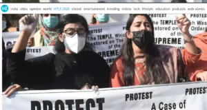 Video : Hindu community in Pakistan protest against destruction of temple