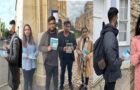 Video : Hindu Students Give Out flyers At Oxford University Exposing Hinduphobe