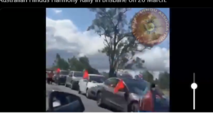 Video : Hindu Mass Car Rally In Australia