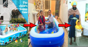 Video : Punjab Being Converted By Mini Inflatable Christian Swimming Pool