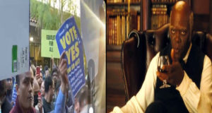 Hinduphobic ‘Stephens’ Protesting Against Proclamation Condemning Hinduphobia