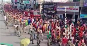 Video :Hindus Hold Mass Protest In Karnataka
