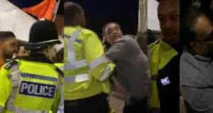 Video : Hinduphobic British Police Officer Harrases Hindus The Second Time
