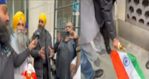 Video : Khalistani’s Deliver Cow Urine To Indian High Commission