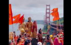 Video : Lord Rama And Army Invade USA At The Golden Gate -San Francisco