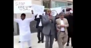 Video : Far Right Islamists Protest Against Hindu Businesses In Chicago