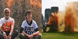 Video : Oil Protestors Damage Ancient Stonehenge