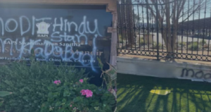 Video : Largest US Hindu Temple Attacked In LA