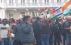 Video : -London Pakistan Embassy Use Loud Speakers Trying To Drown Out Mass Protest But Fail