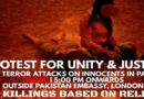 London Protests Against Terrorist Attacks In Kashmir