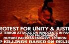 London Protests Against Terrorist Attacks In Kashmir
