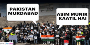 ‘Asim Munir Kaatil Hai…’ Indians in Washington hold Anti-Pak protest Over Pahalgam Attack