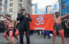 Video : Hindus Get Happy Over Maoris Burn Khalistan Flag But They Also Burn Aum Flag Next
