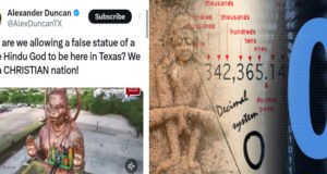Video : A Bigger Evil Than The False God Hanuman Idol In Texas Is The Hindu Numerals