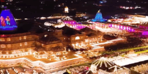 Yogi Adityanath Shares Stunning Video Of A Ram Mandir Laser Show