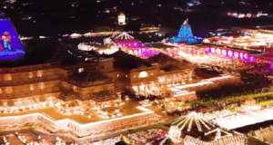 Yogi Adityanath Shares Stunning Video Of A Ram Mandir Laser Show