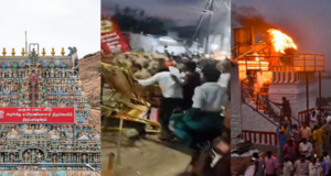 Video :  Indigenous Hindus Clash With Colonial Police Trying To Stop Them From Lighting Ancient Sacred Flame