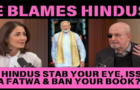 Video : After Failing As A Baldy Captain Jack Sparrow , Salman Rushdie Blames The Pirate Hindus
