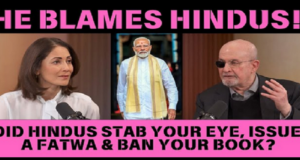 Video : After Failing As A Baldy Captain Jack Sparrow , Salman Rushdie Blames The Pirate Hindus