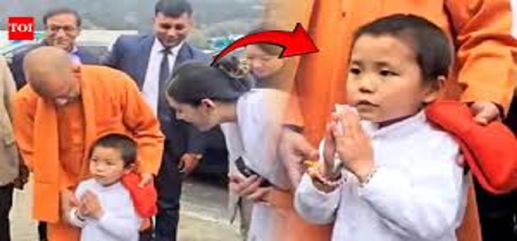 Video : Japanese Boy Greets Yogi Adityanath With A Namaste And Sanskrit Chants