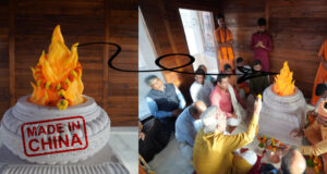 Made In China Plastic Sacred Flame At Ram Temple ‘Enflames’ hindus