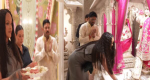 Video : Rihanna Participating ln Puja Ceremony And Performing Aarti