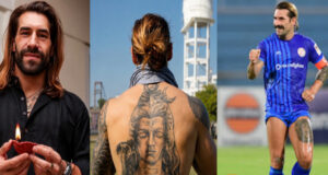 Video : Slovenian footballer Luka Majcen With His Hindu Tattoos Has Gone Viral Among Indian fans