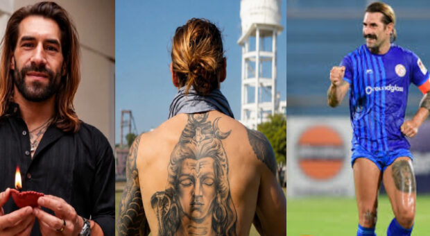 Video : Slovenian footballer Luka Majcen With His Hindu Tattoos Has Gone Viral Among Indian fans