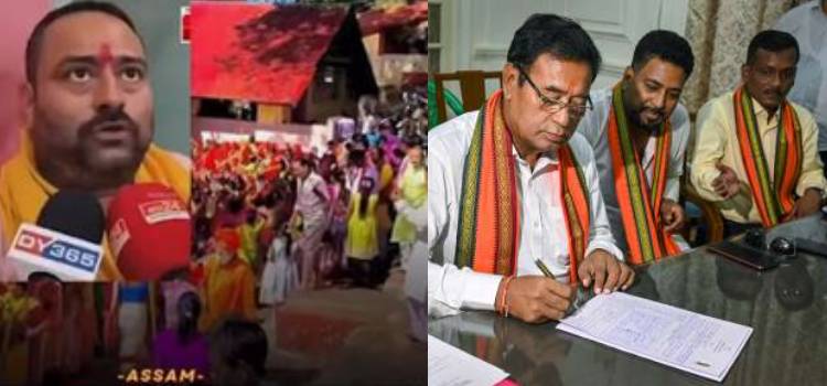 Video : BJP MP Hijacks Hindu Temple For Future Jizya Cash Handouts