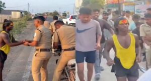 Viral Video : A Hindu Son Thanks Lord Shiva for Curing His Mum by Running Across India
