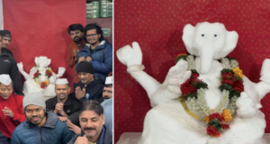 Video : Indian Scientists Celebrate Ganesh Chaturthi With Snow-Made Bappa in Antarctica