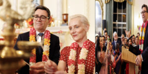 Video :  Prime Minister Andy Burnham And His Wife Marie-France Van Heel Celebrate Diwali At 10 Downing Street