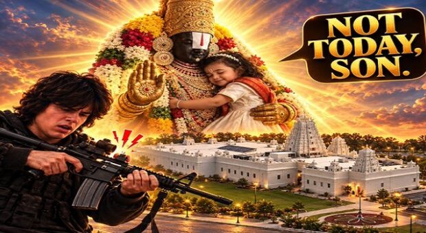 #htmlcaption_52503 Video : Attempted Mass Shooting Massacre At Hindu Temple By A White Supremacist Fails